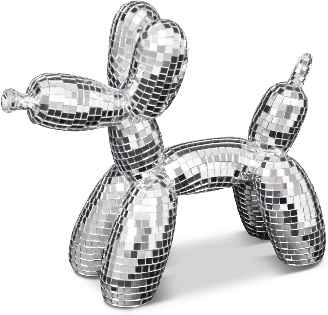 Disco Dog Balloon Statue - Fun Decor for Dog Lovers & Stylish Homes