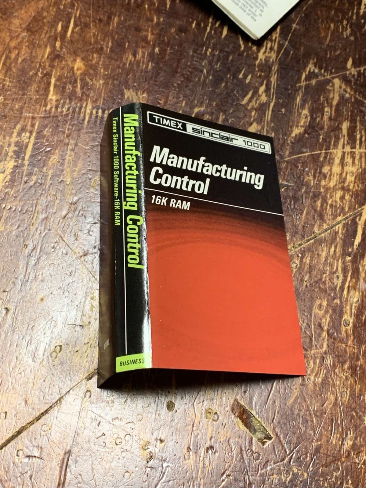 Timex Sinclair 1000 Manufacturing Control Computer Cassette Tape - Vintage