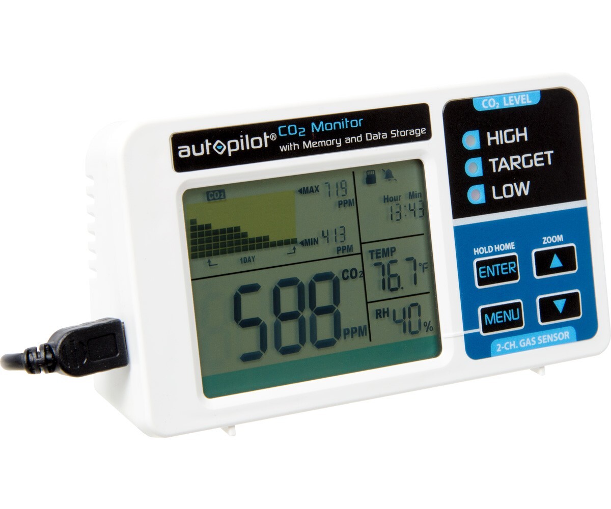 Autopilot- Desktop CO2 Monitor, Data Logger & Memory Card   NEW *Latest Model*
