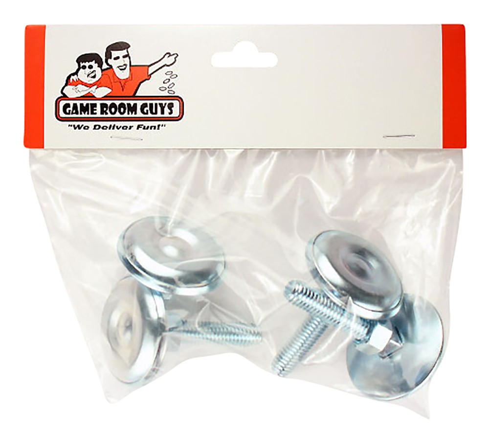Pinball Machine Leg Levelers - 2" Shaft - Set of 4