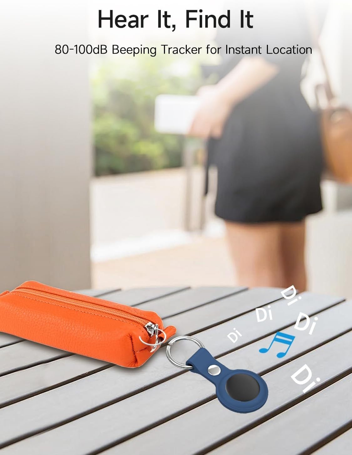 2026 Apple MFi Certified AirTags 4-Pack - Bluetooth Item Locators