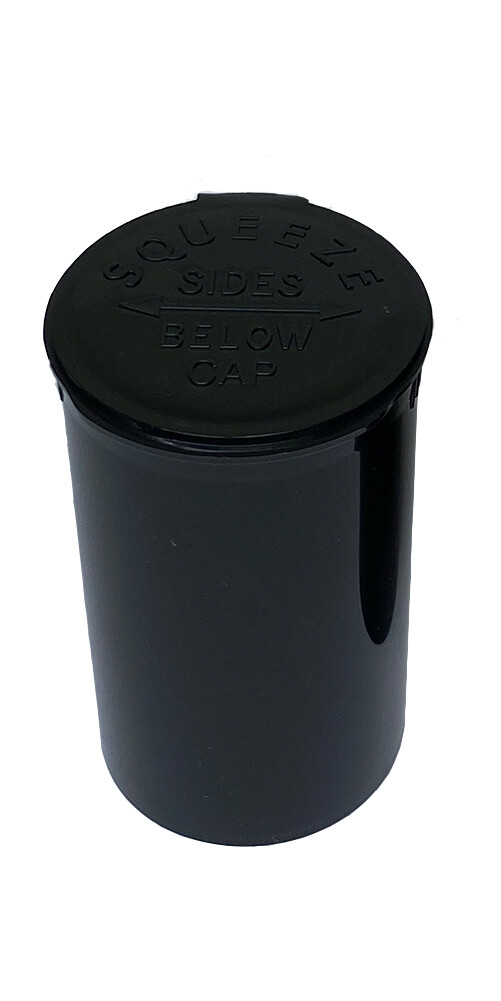 Evo Plastics - 19 Dram Pop Top Bottles - 720 Count Case - USA MADE - Mult Colors