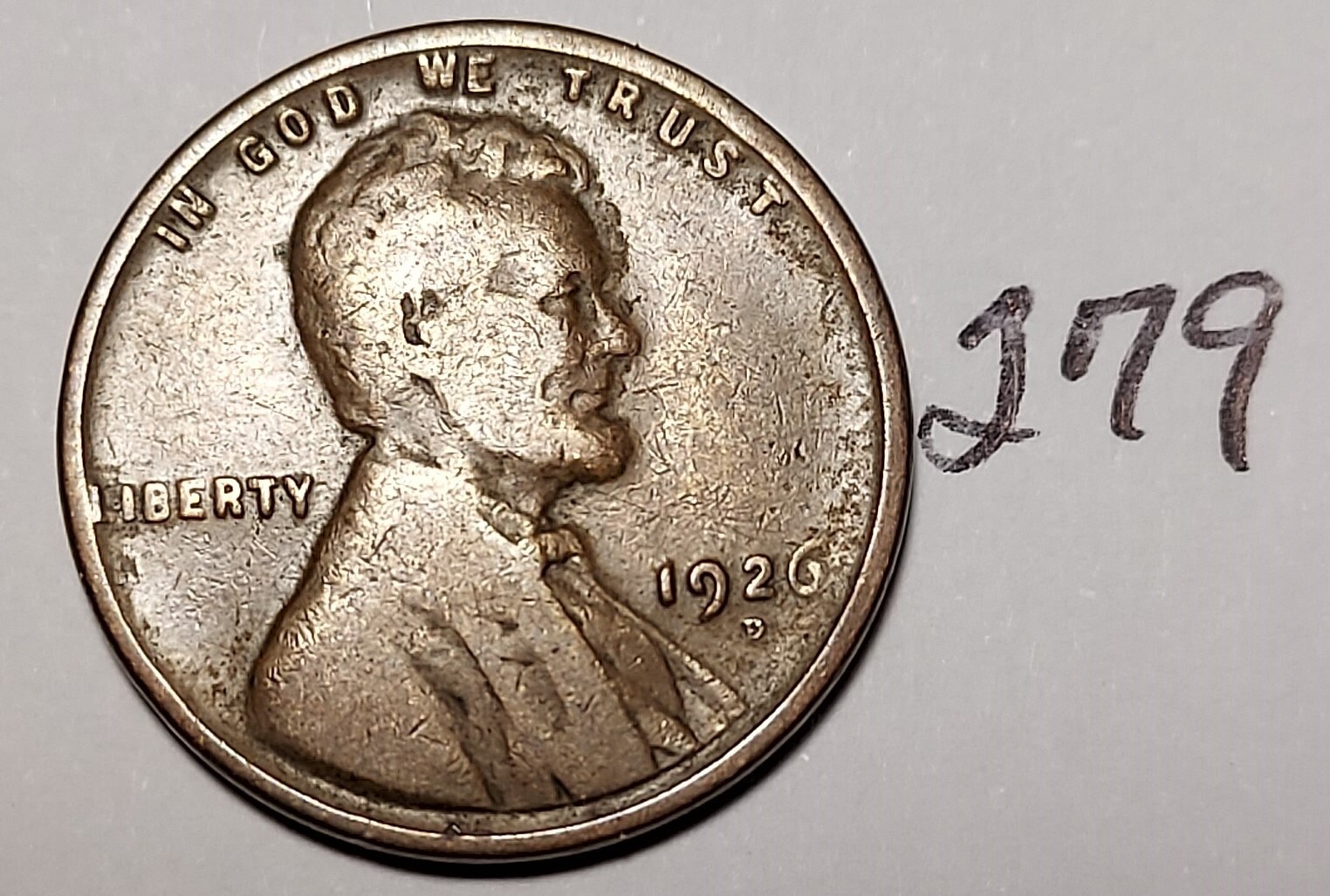 1926-D Lincoln Wheat Cent    #279
