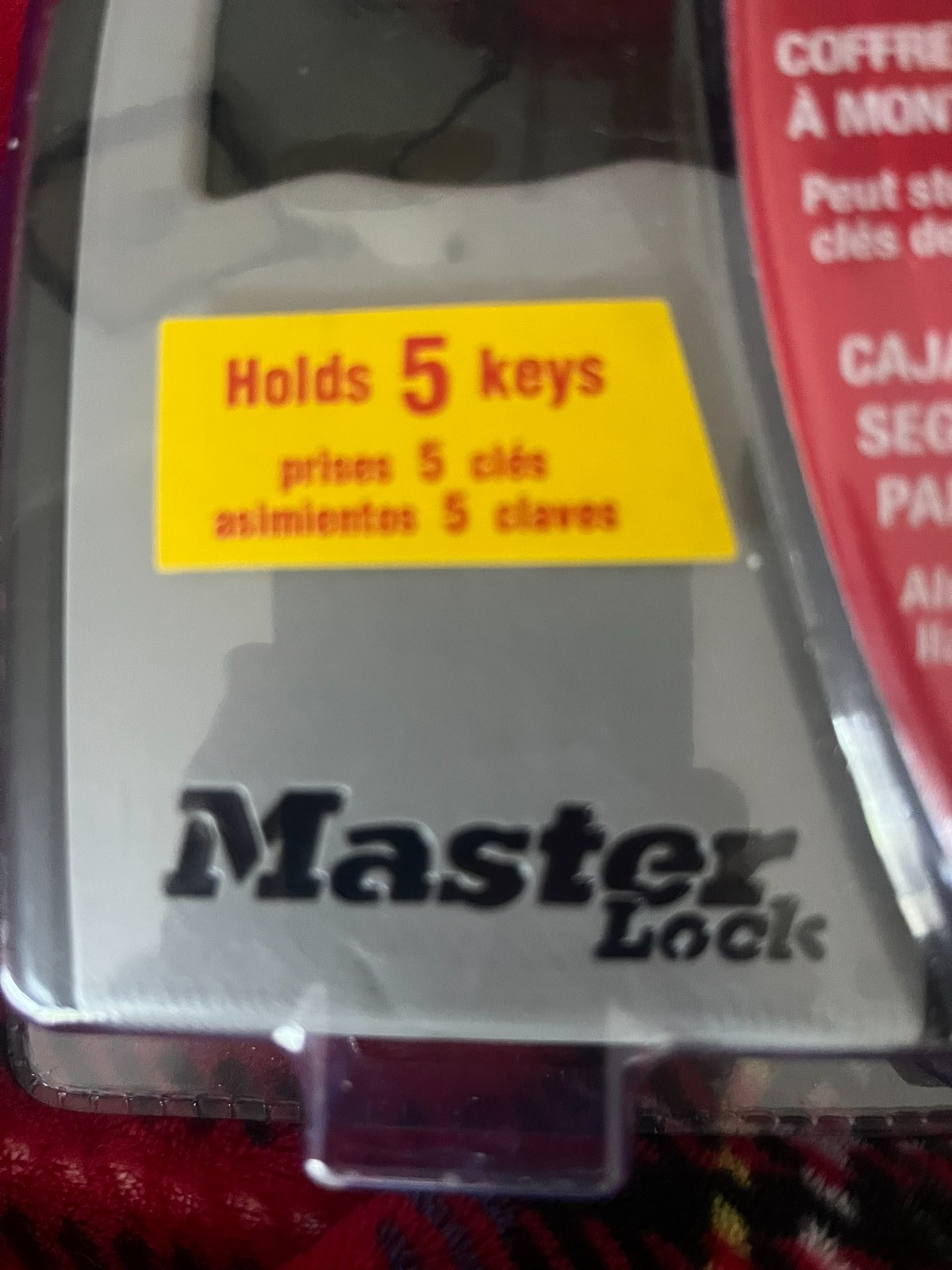 Master Lock Wall Mount Lock Box Holds 5 Keys 5401D Sealed