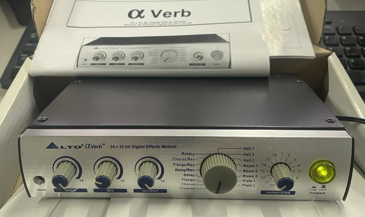 Alto 24x32 Digital Effects A VERB Pro Audio Processor Adapter