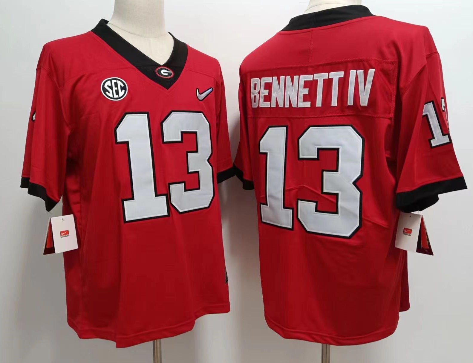 8 Colors Stetson Bennett IV Georgia Bulldogs Jersey 13# All Stitched