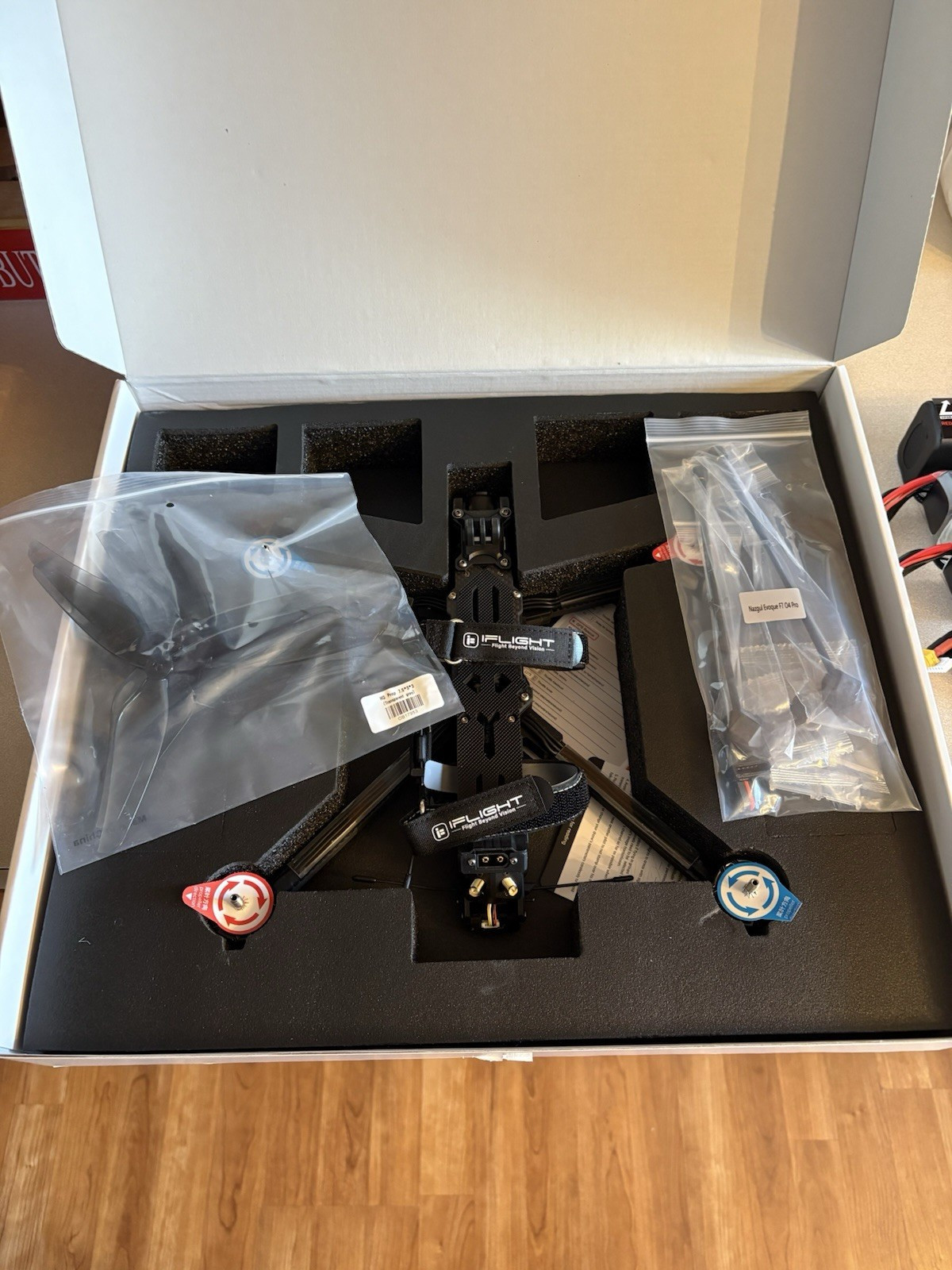 iFlight Nazgul Evoque F7 O4 Pro RC Quadcopter Kit Carbon Fiber Black 2200mAh 15…