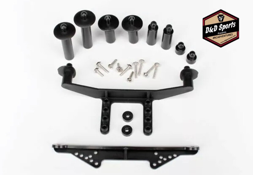 Traxxas 1914R - Front & Rear Body Mount (Slash)