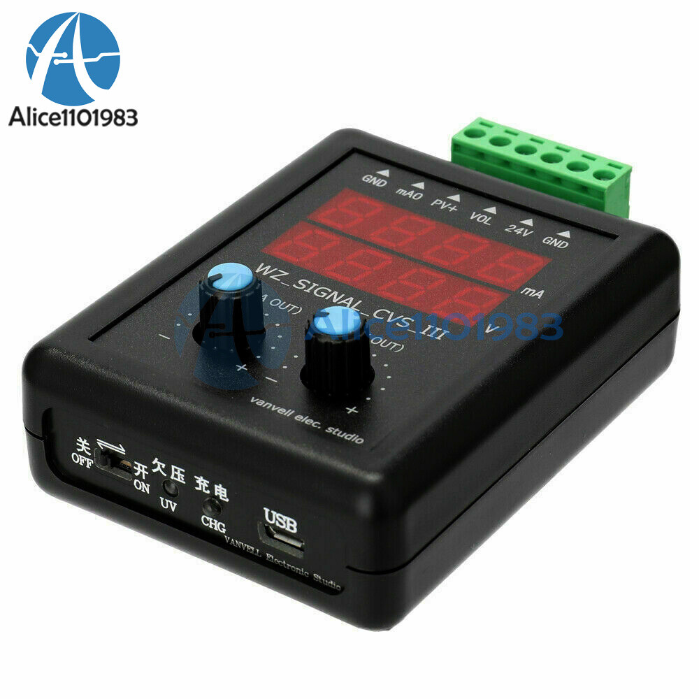 4-20ma Signal Generator 24V 0-10V Constant Current Source Simulation Module