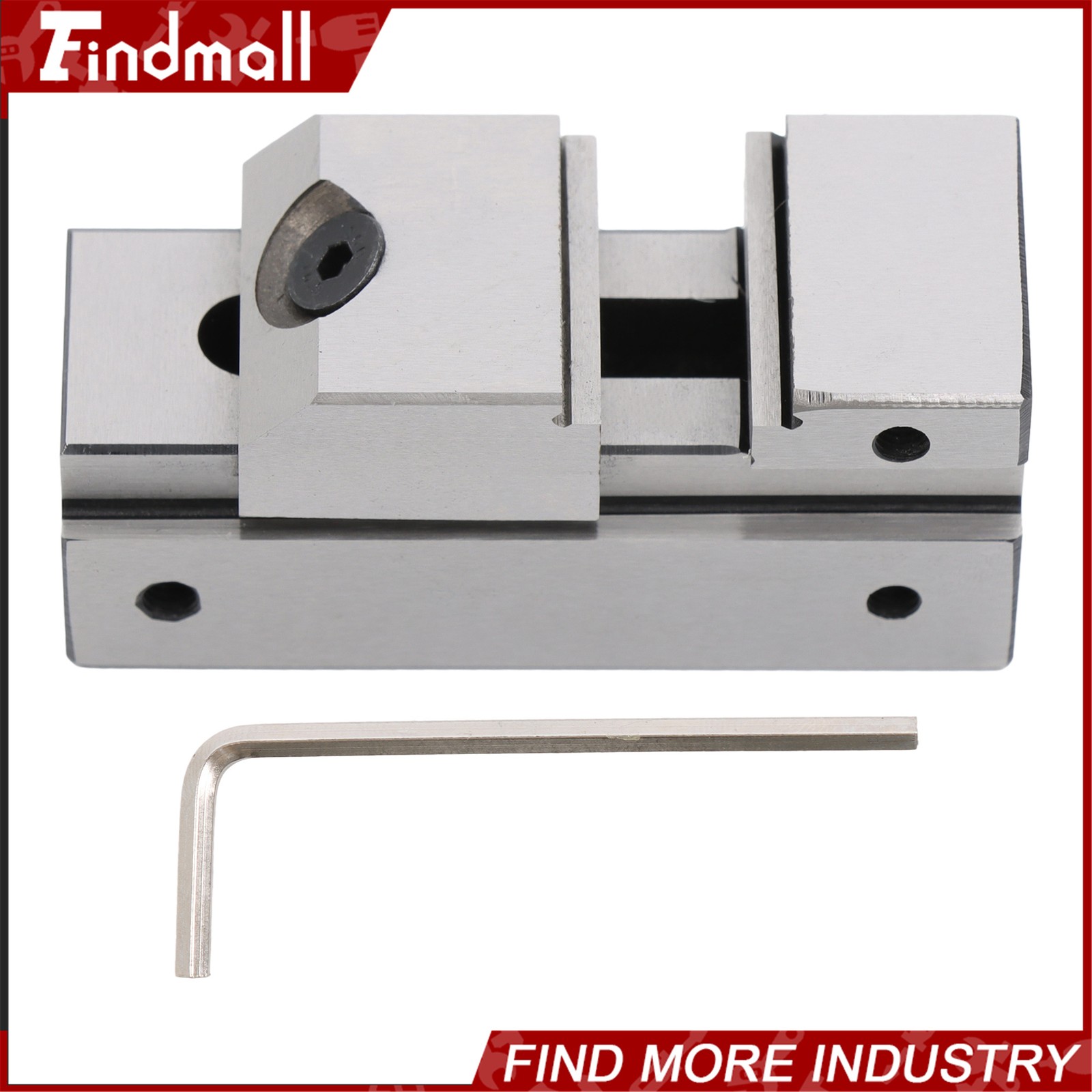 Findmall 1'' Precision Toolmaker Screwless Vise Grinding Mini Insert Vise