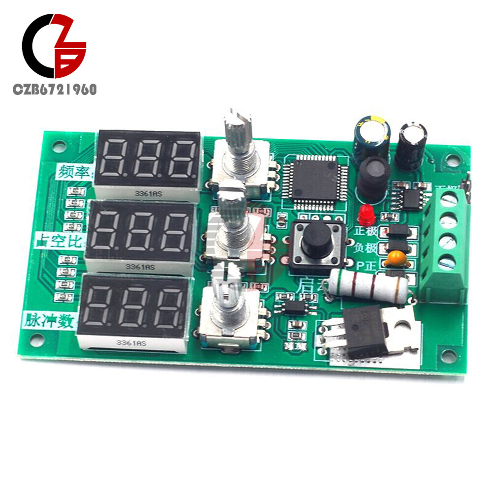 Adjustable PWM Pulse Frequency Duty Cycle Number PWM Dimming Speed Control New