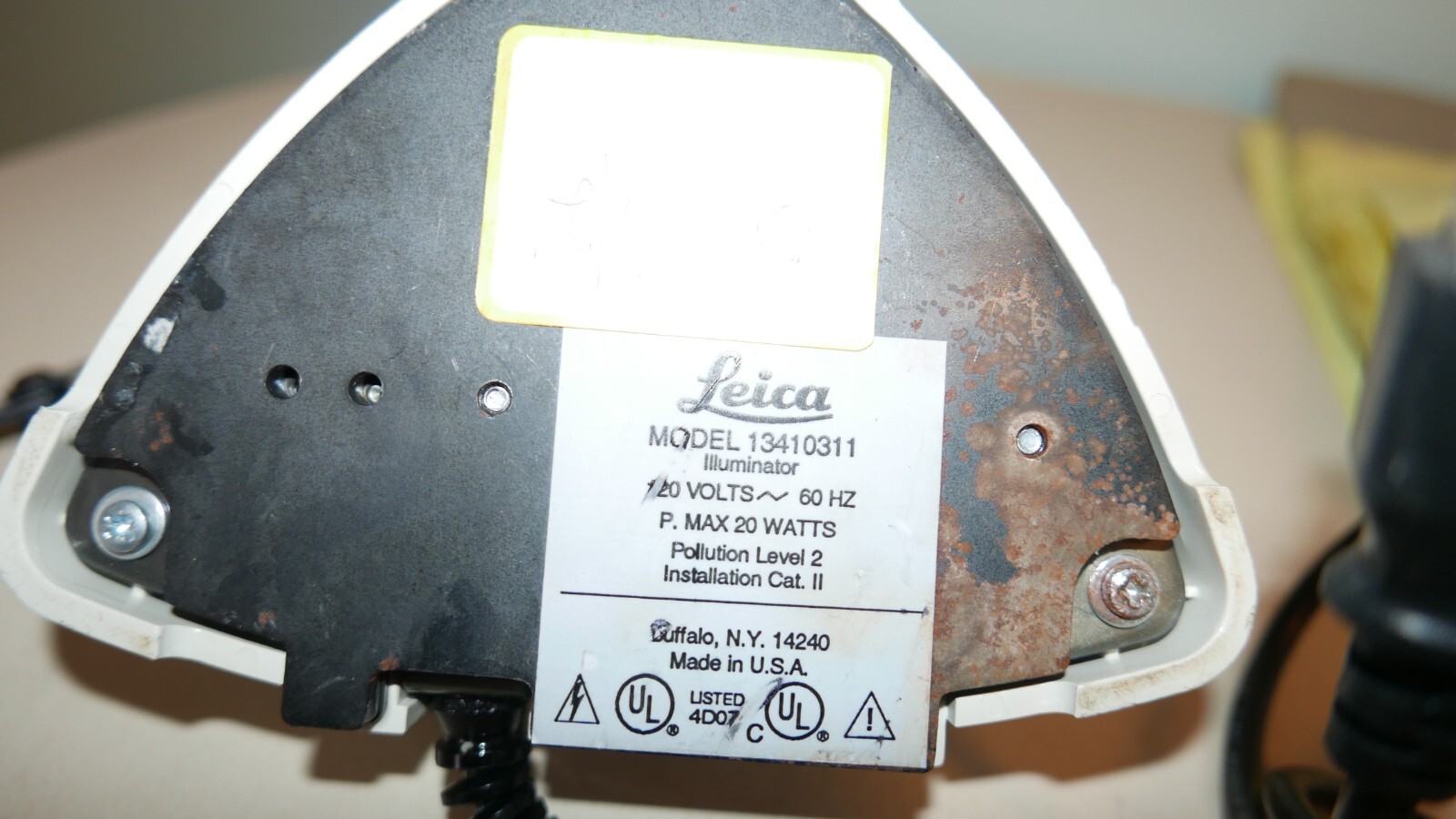 Leica 13410311 Microscope Illuminator Power Supply and Lamp Arm