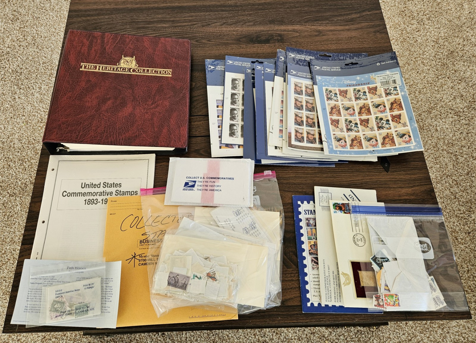 Heritage Stamp Collection and United States Postal Service Stamp Collection!!!!!