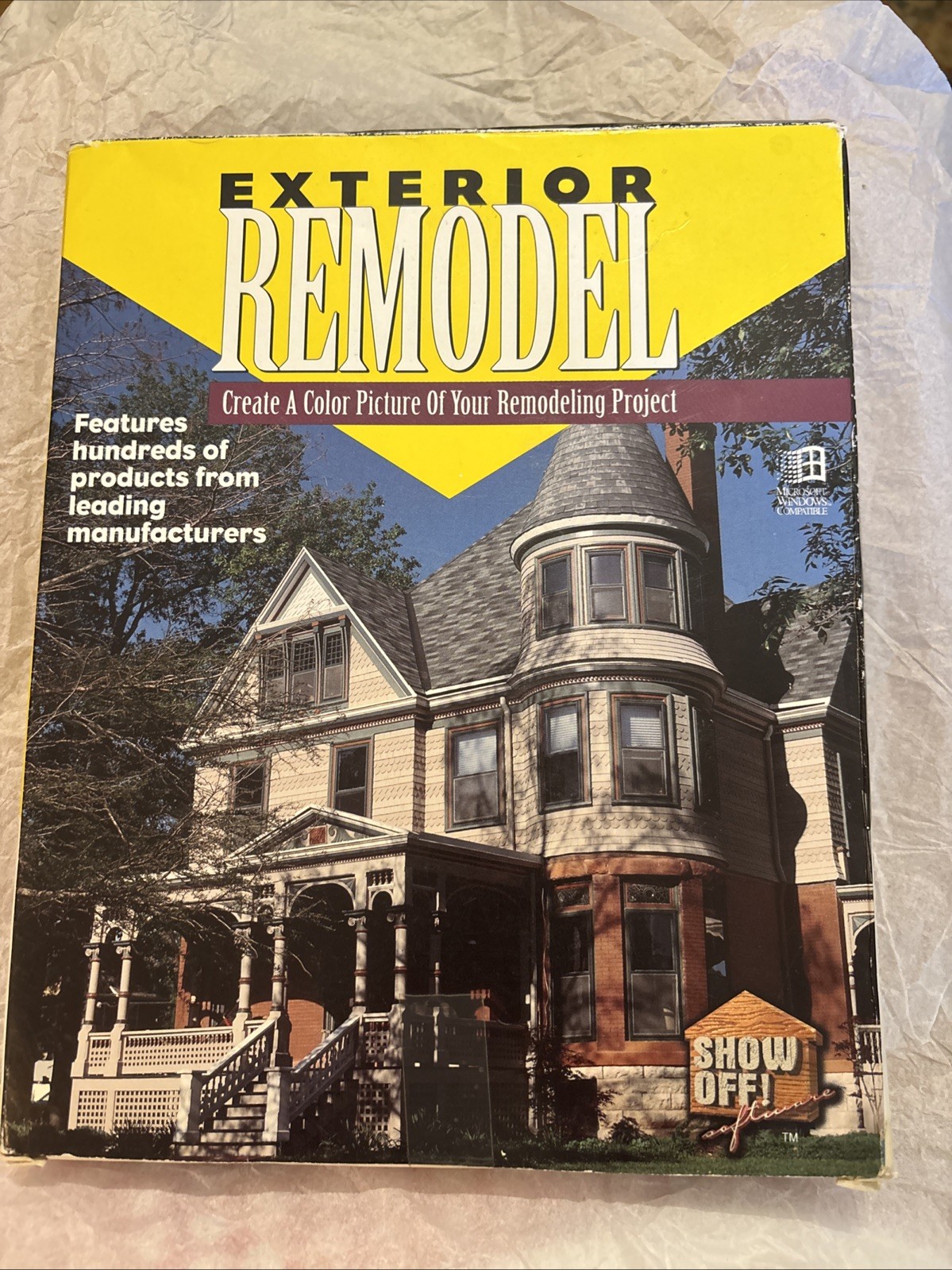 Exterior Remodel Show Off! Home Design Software Windows CD-ROM Microsoft 1996