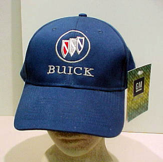 TRI-SHIELD BUICK  ROYAL BLUE GM LICENSED EMBROIDERED HAT