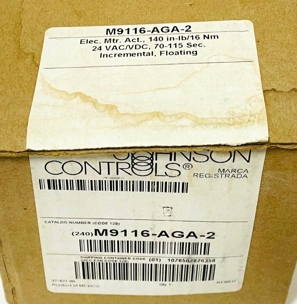 JOHNSON CONTROLS M9116-AGA-2 Damper Actuator
