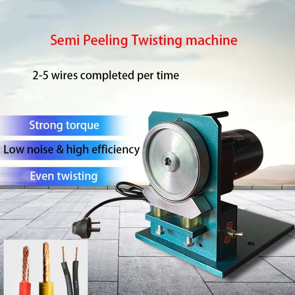 Semi Peeling Twisting Machine Wire Cable Stripper Small Electric Core Stripper