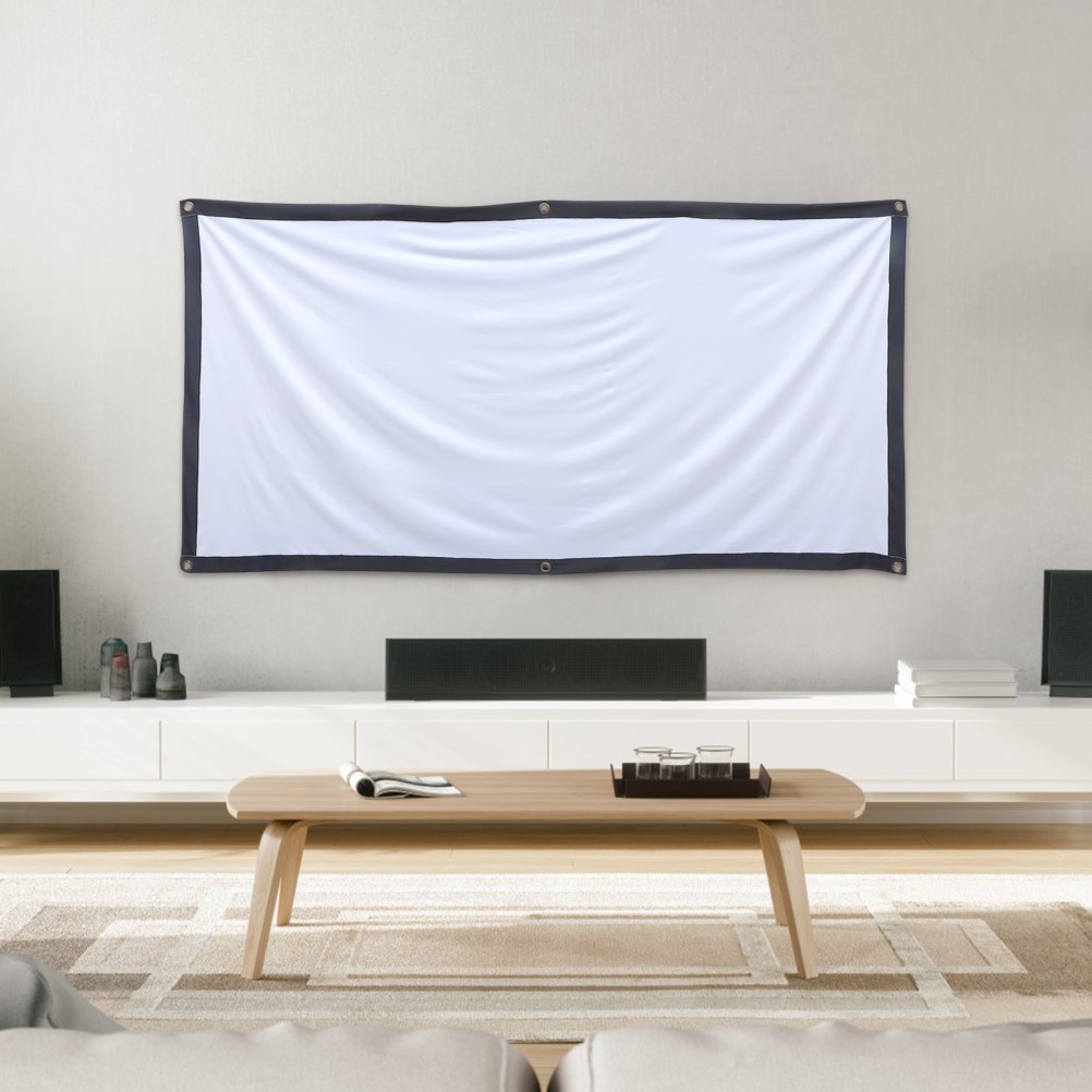 Tabletop Projector Screen with Stand Home Projection Portable Folding