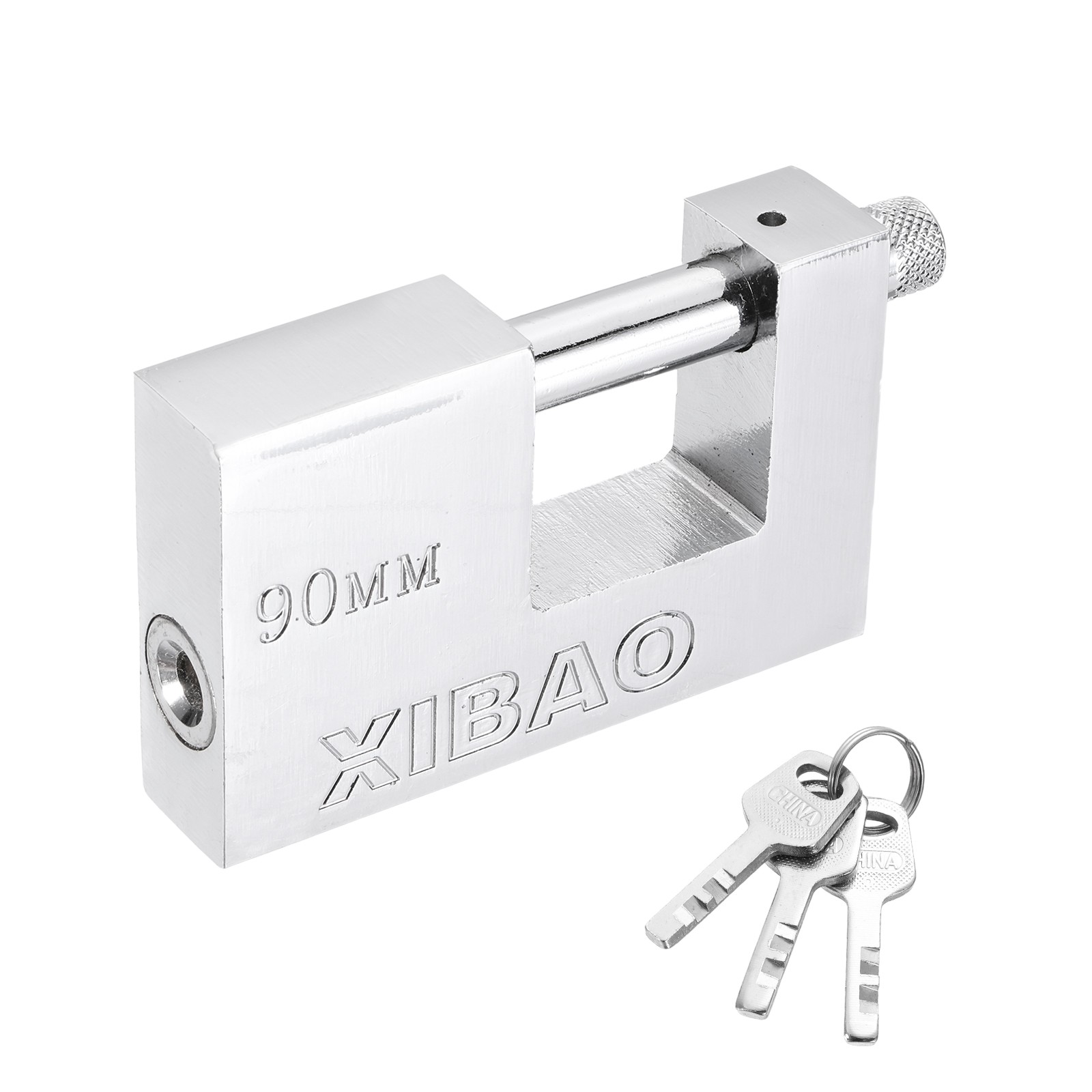 Shipping Container Lock with 3 Keys High Security Padlock (3-3/8 Inch)