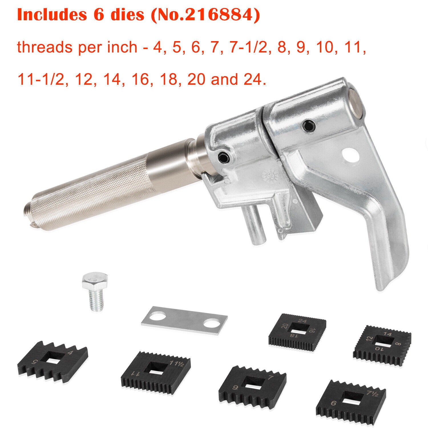 7402 Universal Outside Thread Chaser & 202817 Metric Die Set Thread Repair Tool