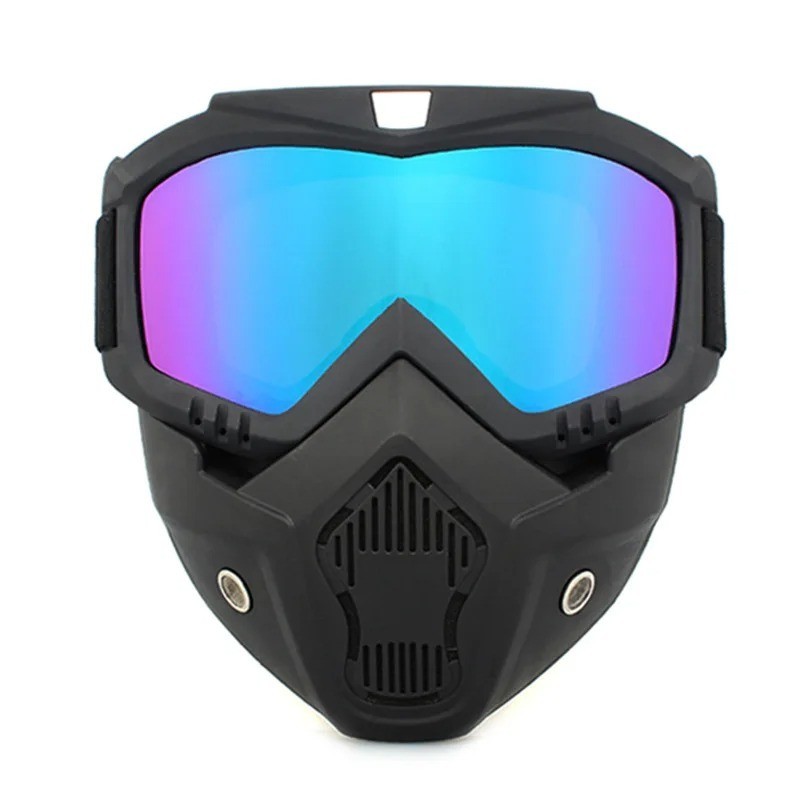 CYCLING DUSTPROOF ADJUSTABLE MOTORCYCLE GOGGLES WINDPROOF RIDING MASK