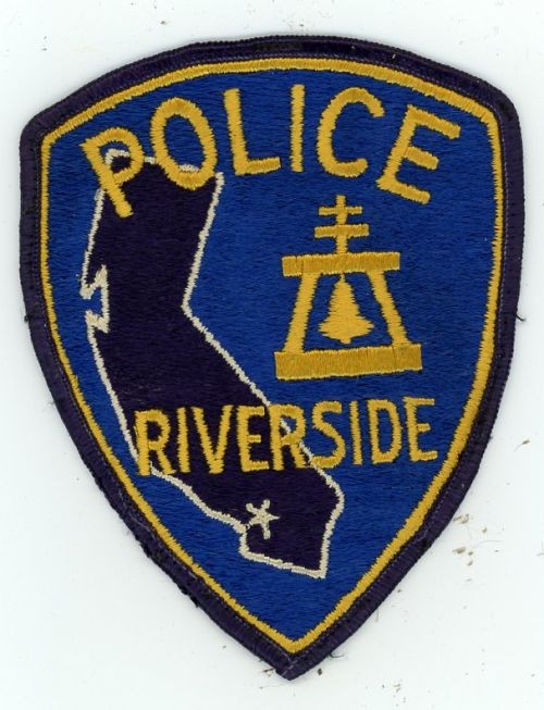 CALIFORNIA CA RIVERSIDE POLICE NICE SHOULDER PATCH SHERIFF