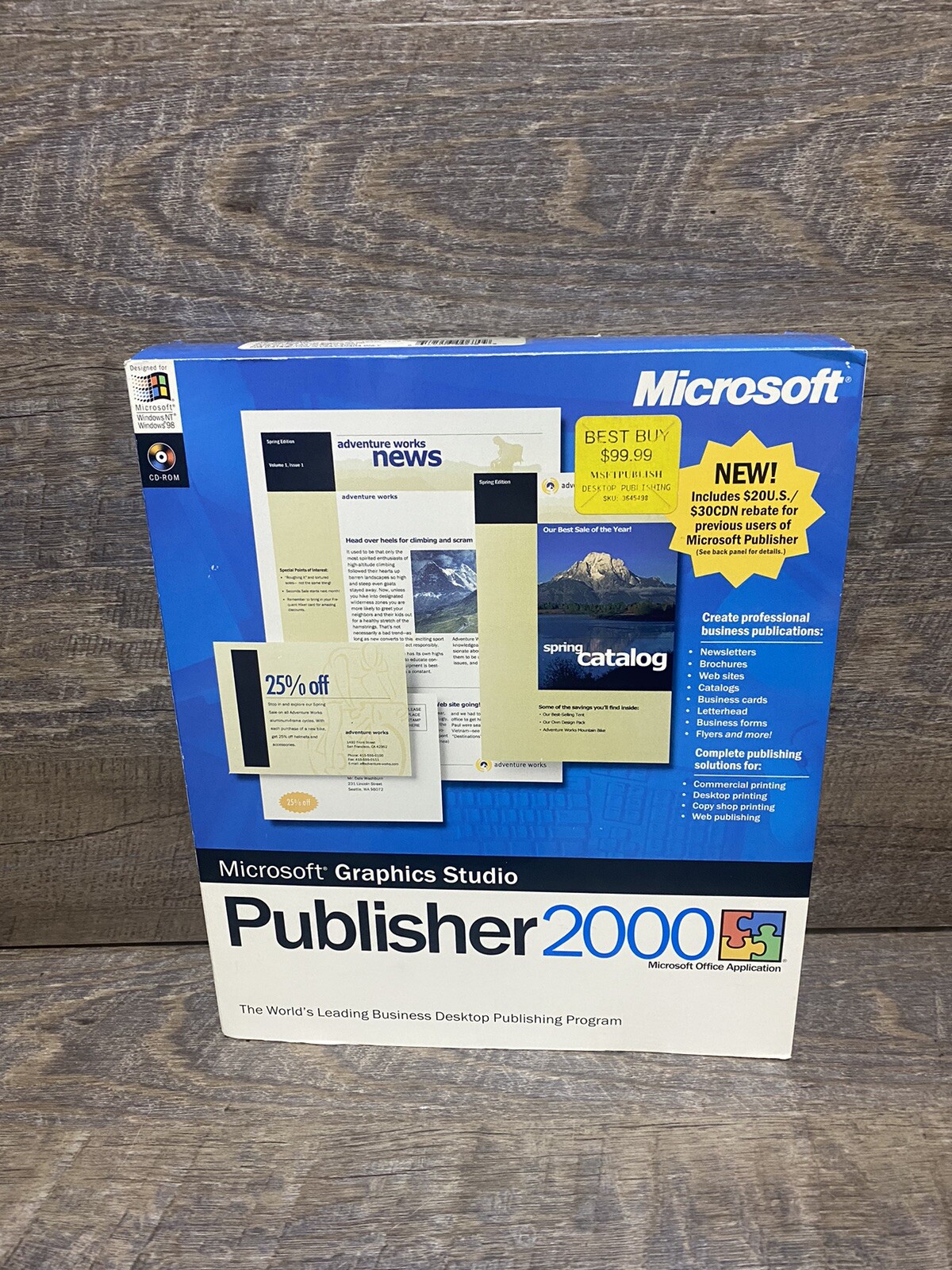 Microsoft Graphics Studio Publisher 2000