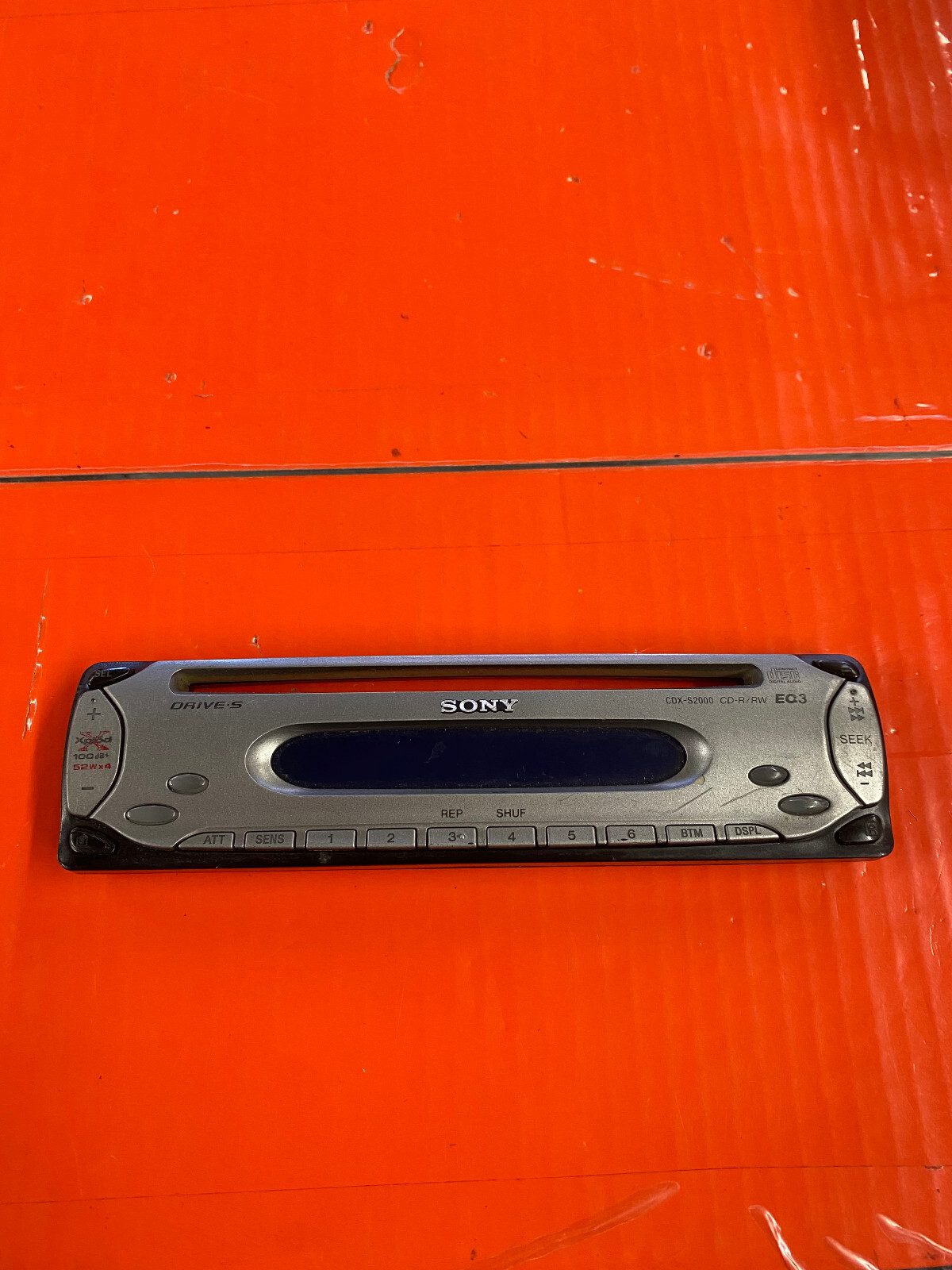 Sony CDX-S2000  Face Plate Only