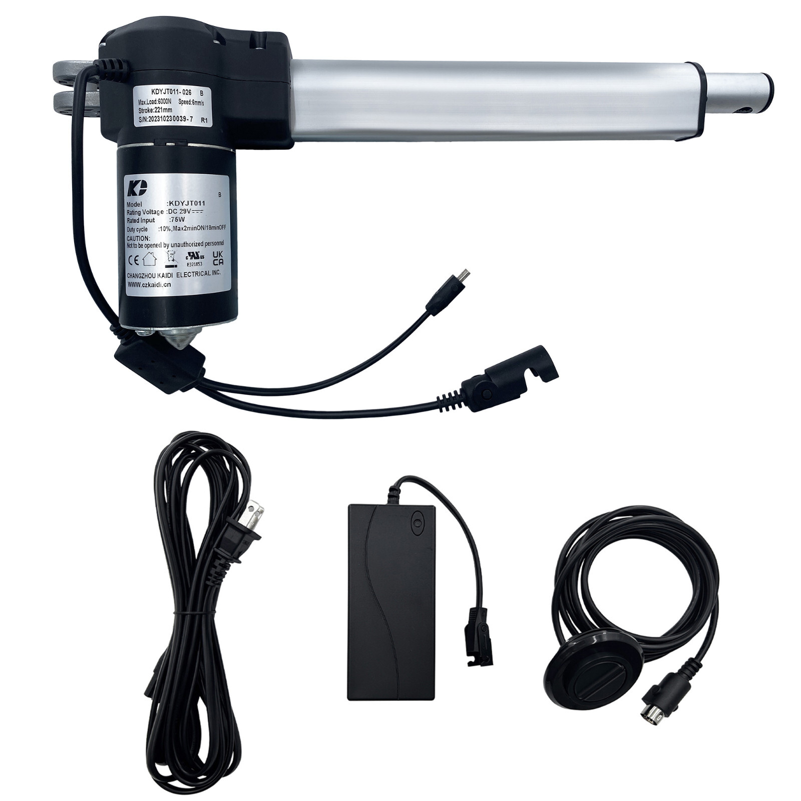 kaidi Linear Actuator Motor Model KDYJT011-026 for Power Recliner Lift Chair
