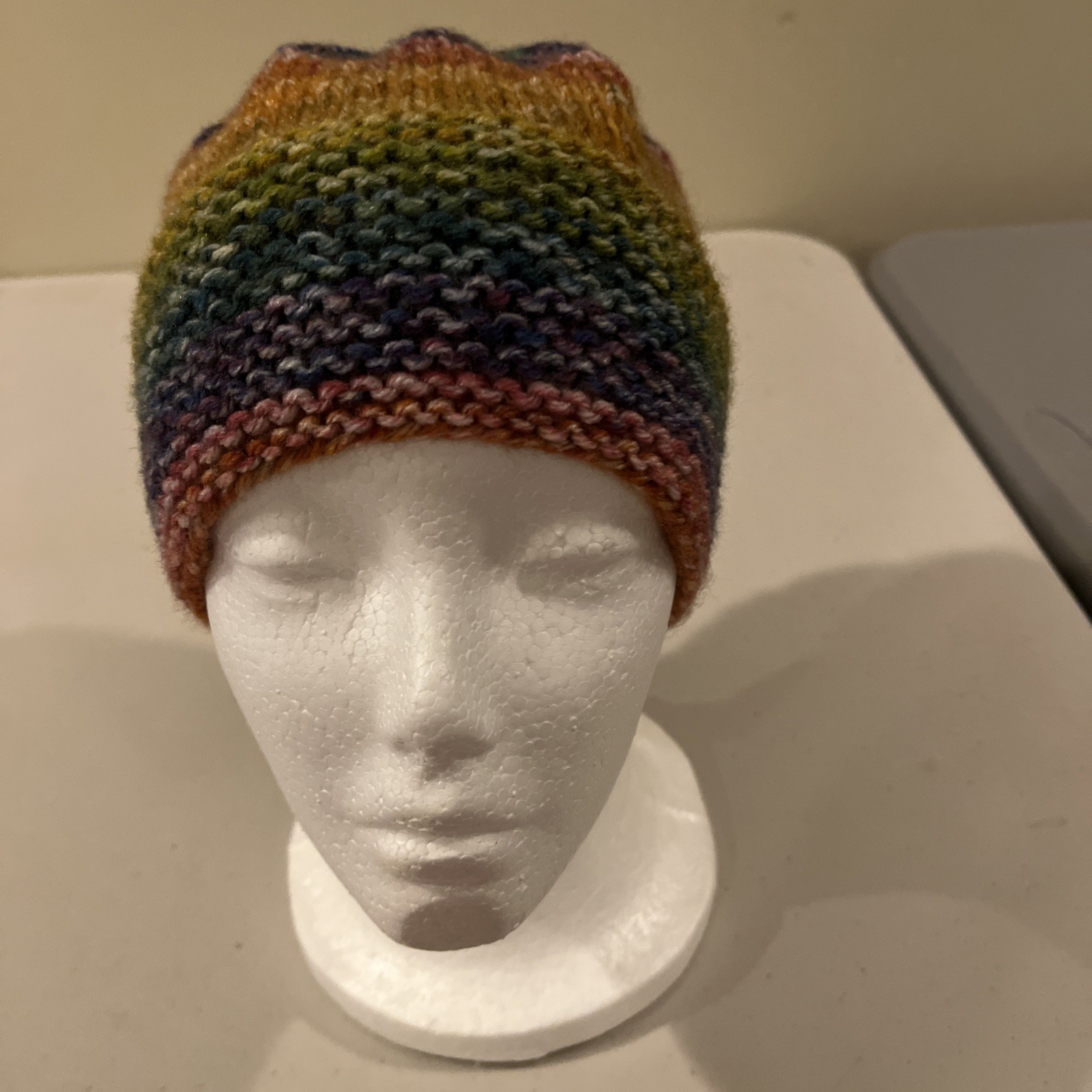 Handmade Knit Beanie One Size New