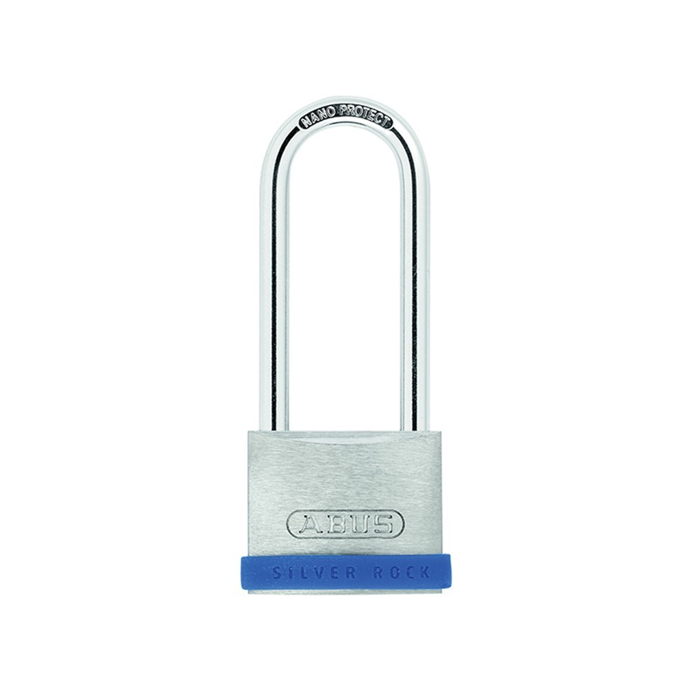 ABUS Mechanical 40mm Silver Rock™ 5 Padlock Long Shackle 63mm Keyed Alike ABUKA