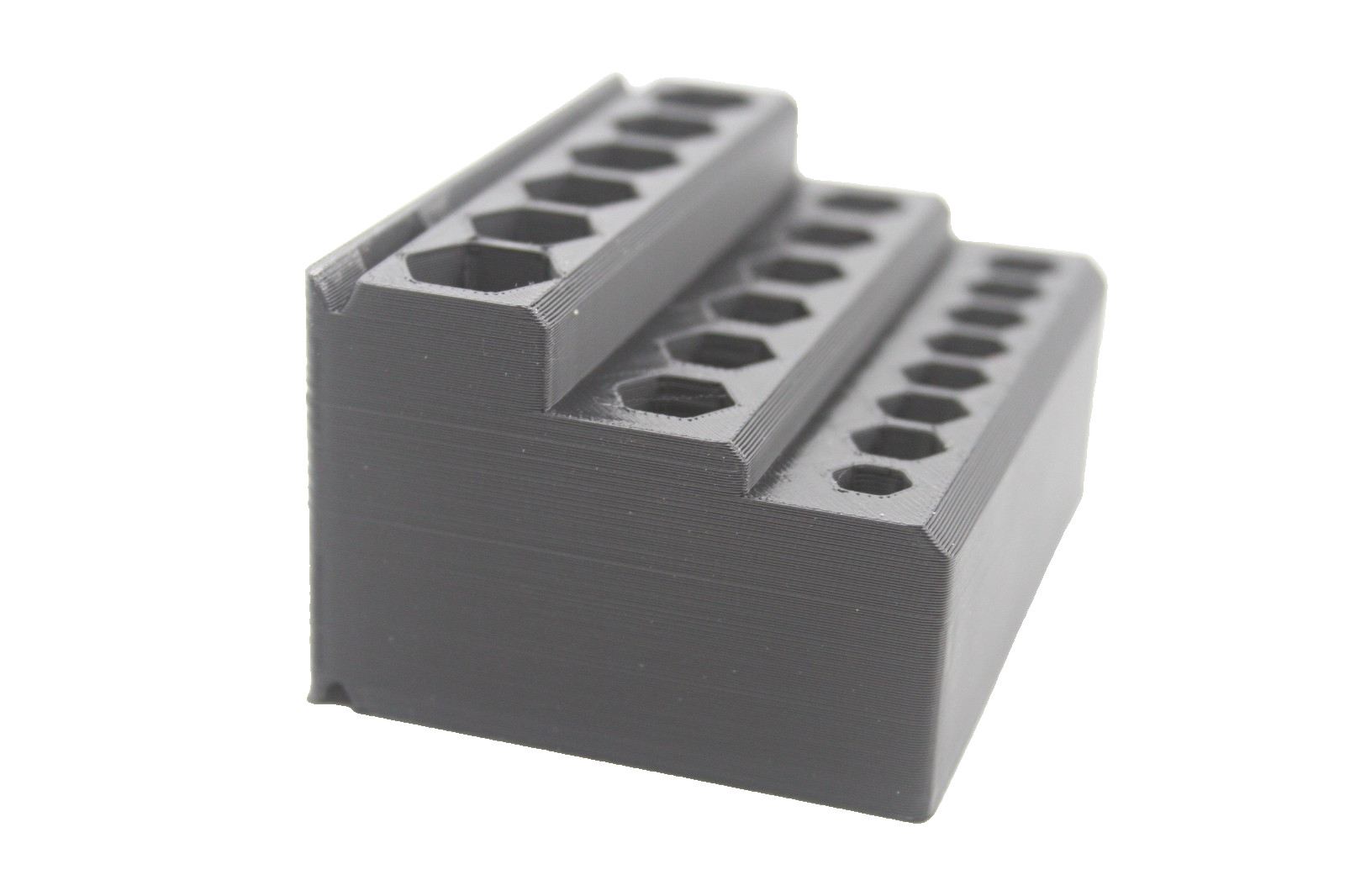 20-Hole Punch and Chisel Organizer Rack & Wall Mount – 3D Printed Storage