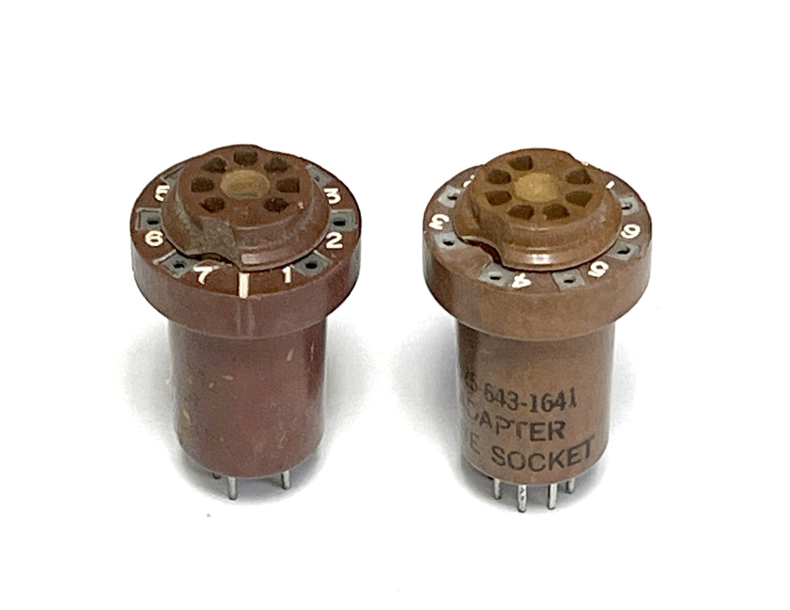 7 Pin Test Socket Vacuum Tube Adapter Military Stock U-104/U High Quality!