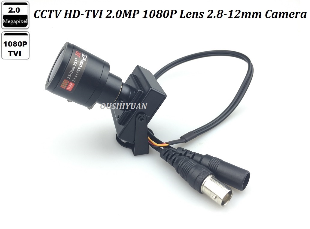 CCTV HD 2.0MP 1080P Zoom Lens 2.8-12mm Security TVI Camera