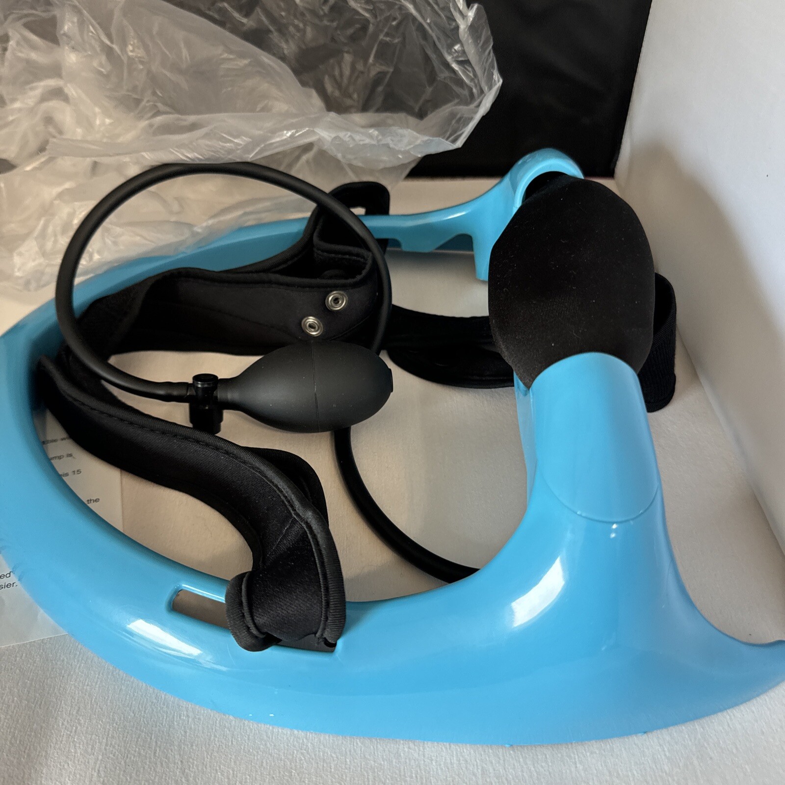 Posture Neck Exerciser Easy Portable Pumpable ORIGINAL BOX Adjustment