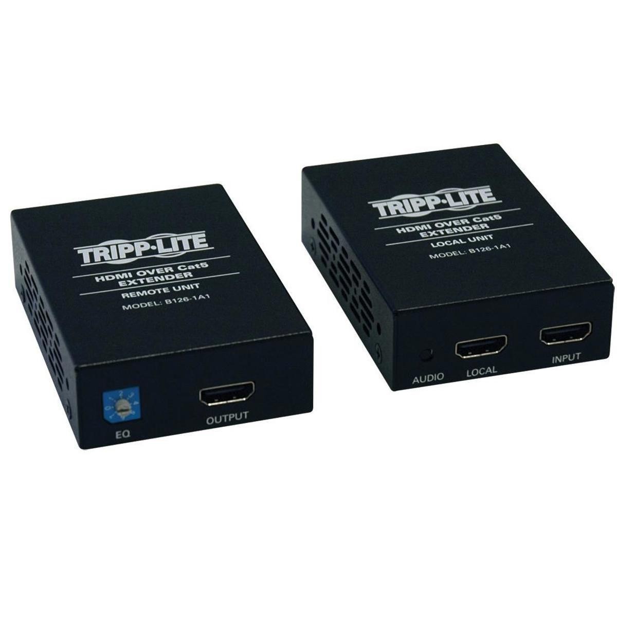 Tripp Lite B126-1A1 HDMI over Cat5/6 Active Extender Kit, Includes Transmitter,