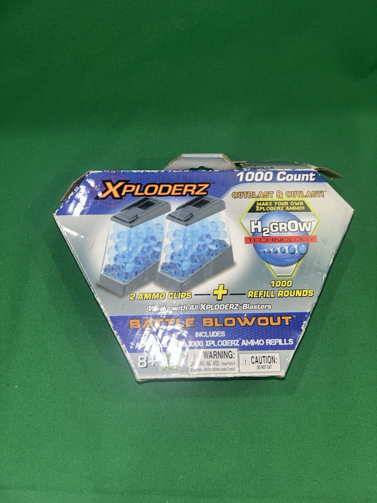 1 box Xploderz 1000 Count Ammo Refill Pack H2Grow Tech 2 Ammo Clips$ 1000 Rounds