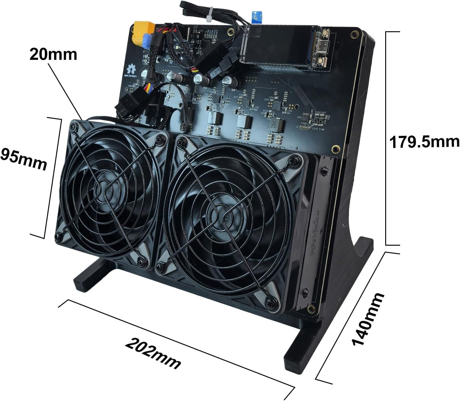 NerdOctaxe Rev 3.1 12TH/s ASIC Bitcoin/SHA-256 Miner - Mint Condition