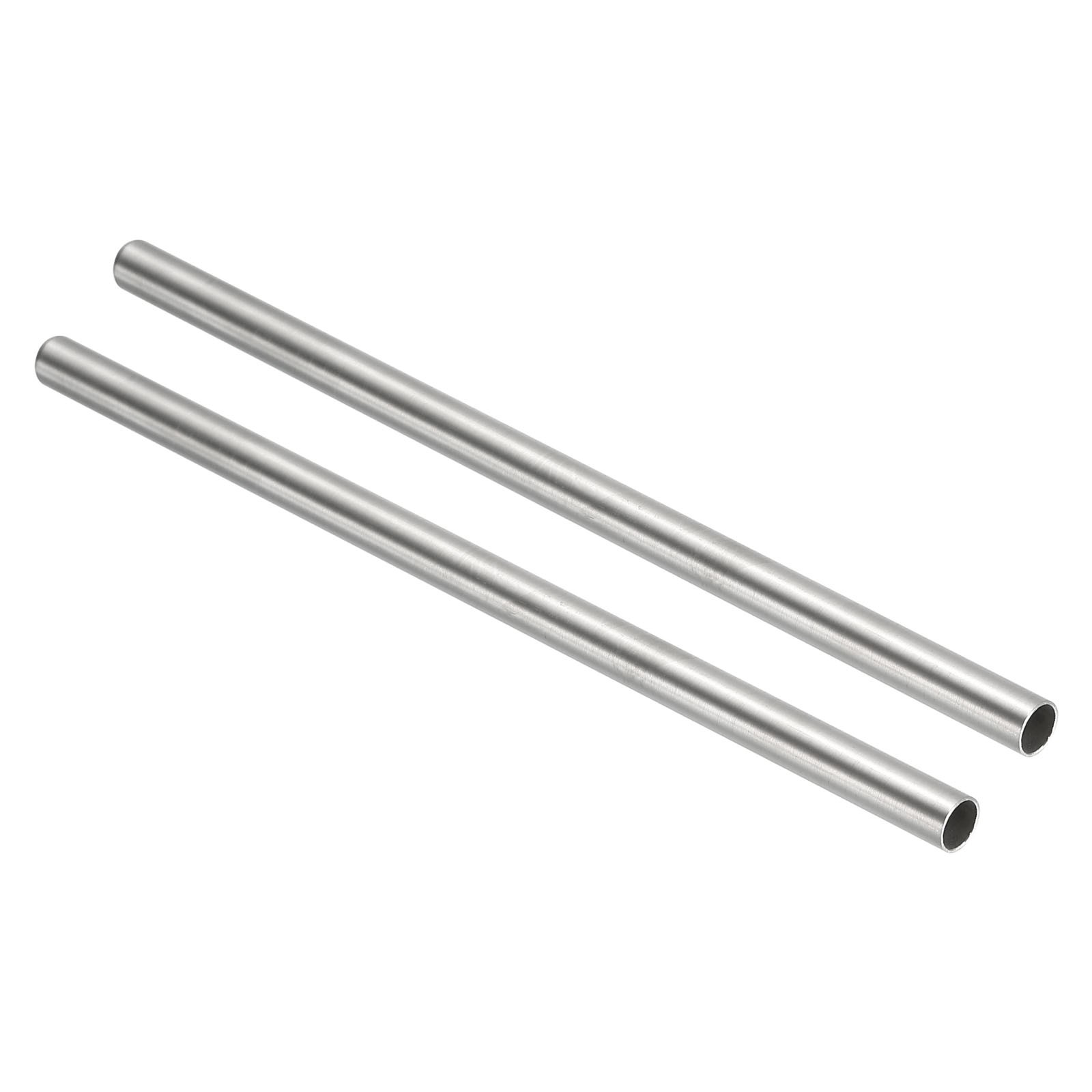 Thermowell Pipe Immersion Well 1/4" ID 9/32" OD 6" Stainless Steel 304 2pcs