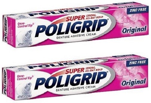 Super Poligrip Original Denture Adhesive Cream 2 Pack