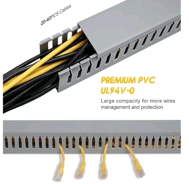 Open Slot Cabel Raceway Kit 1"W x 1-1/4"D x 15-3/4L