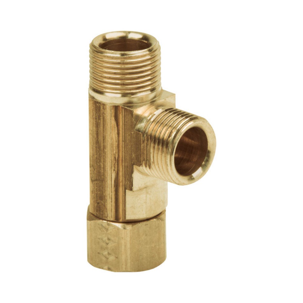 BrassCraft CT2-666X P Lead-Free 400 PSI Brass Tee 3/8 x 3/8 Dia. in. Female