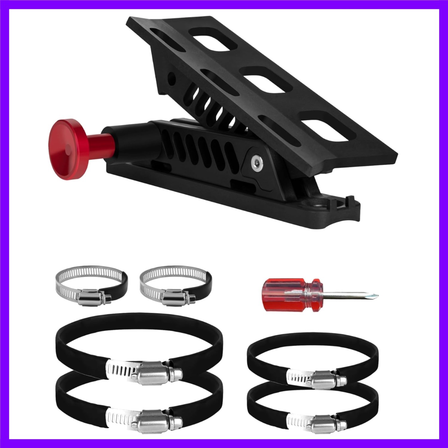 Quick Release Fire Extinguisher Mount for Roll Bar & Vehicle Cage | 6 Pcs Adj...