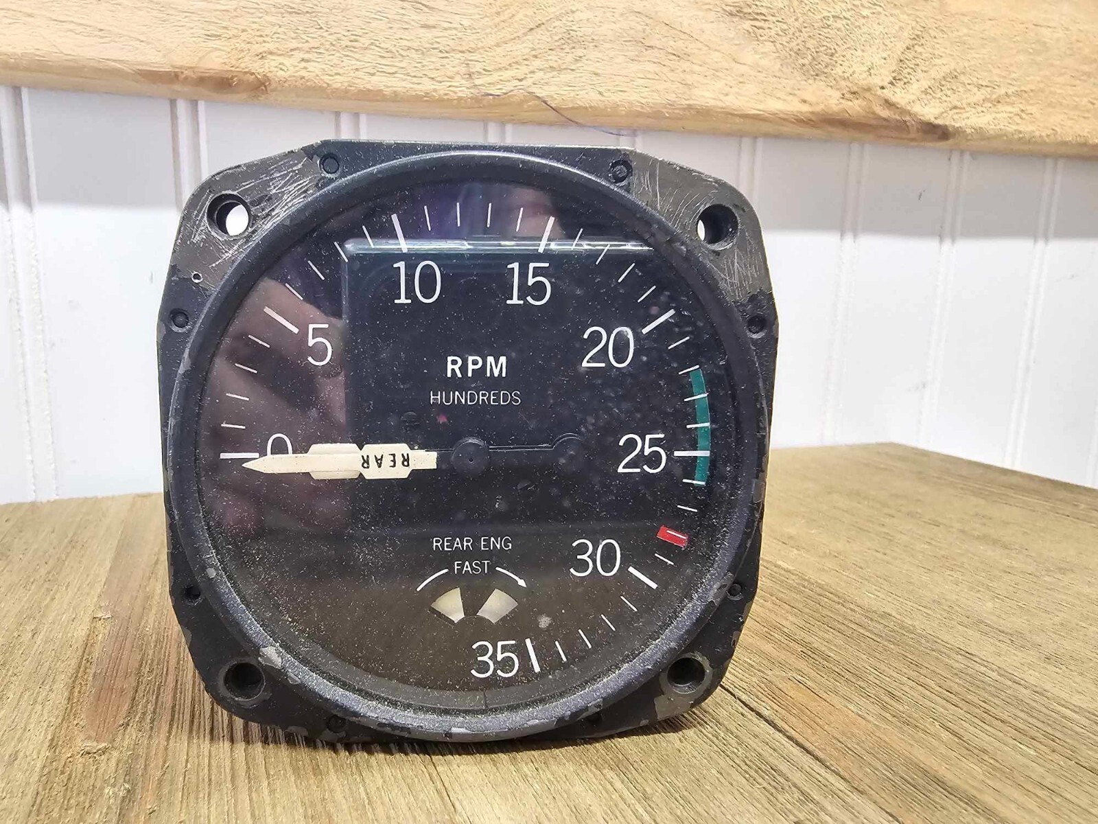 Vintage 1981 Electric Tachometer Aircraft