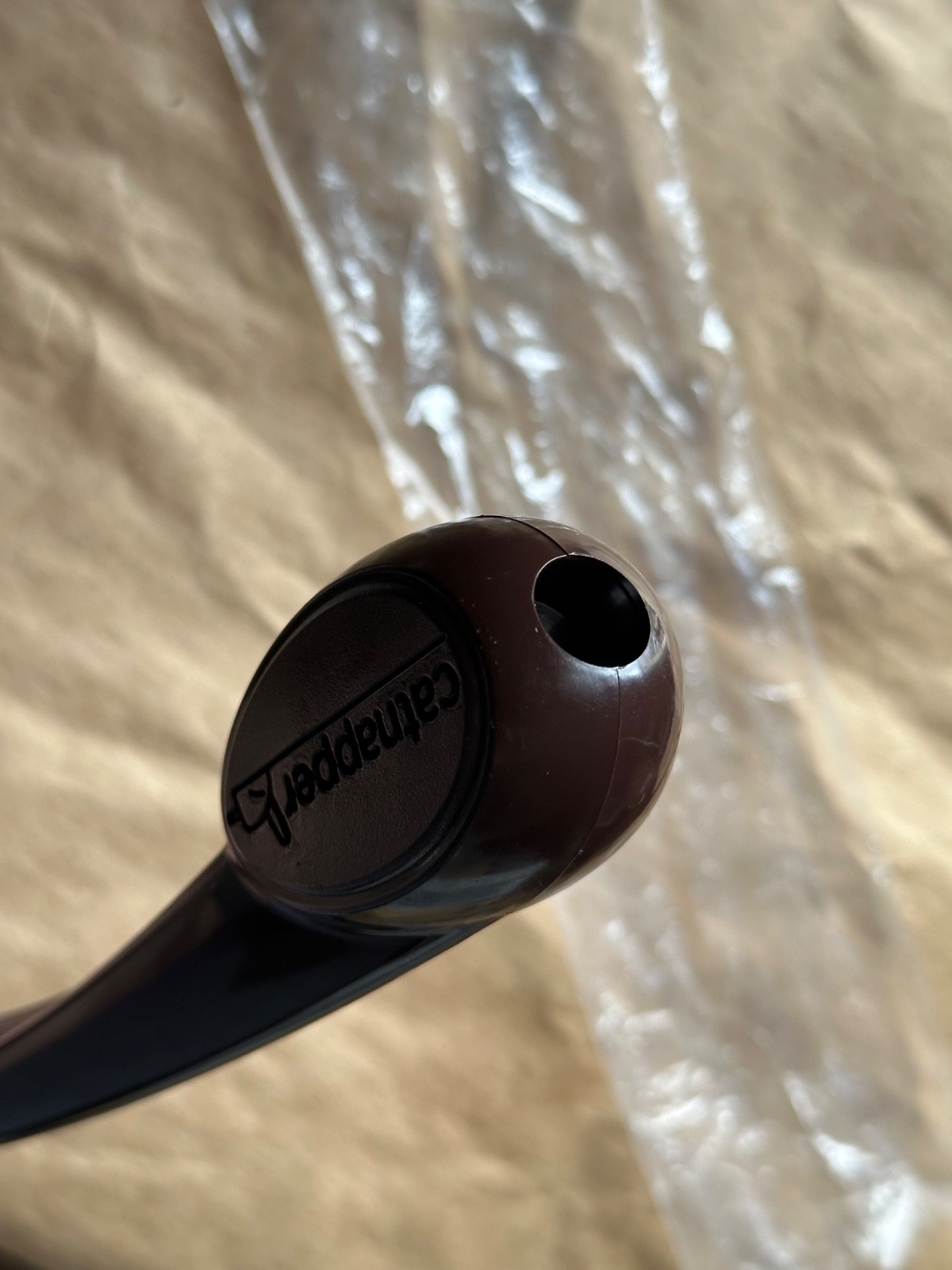 Recliner Handle Lever Style Brown Color w 5/8 Inch Hole Catnapper Brand