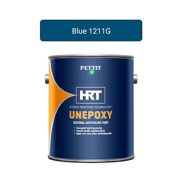 Pettit Unepoxy HRT Antifouling Ablative Bottom Paint Blue Gallon 1211G