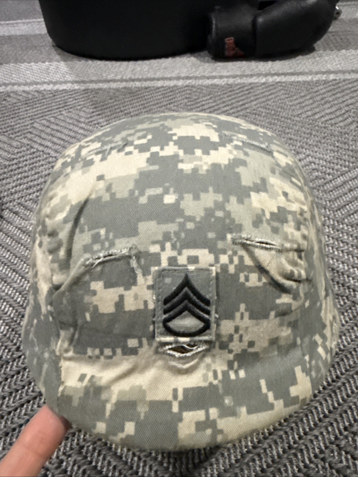 Original USA Marine Helmet M-5 Camo US Army Military Combat DLA
