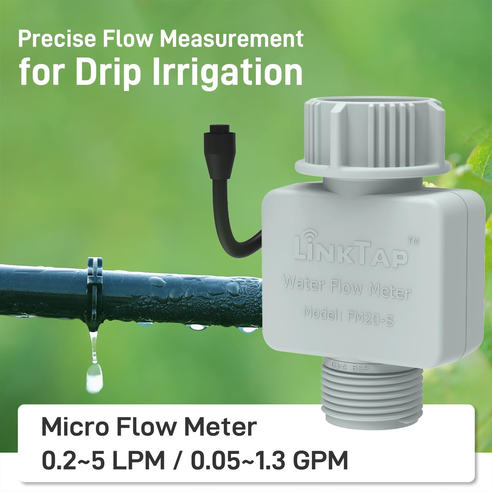 LinkTap Micro Flow Meter for G2S G2 Water Timer Drip Irrigation System