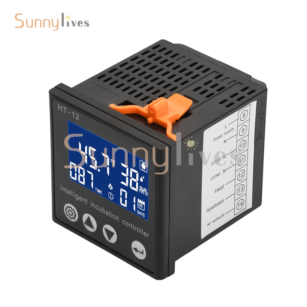 HT-12 LCD Temperature Humidity Controller Smart Incubator Temperature Controller