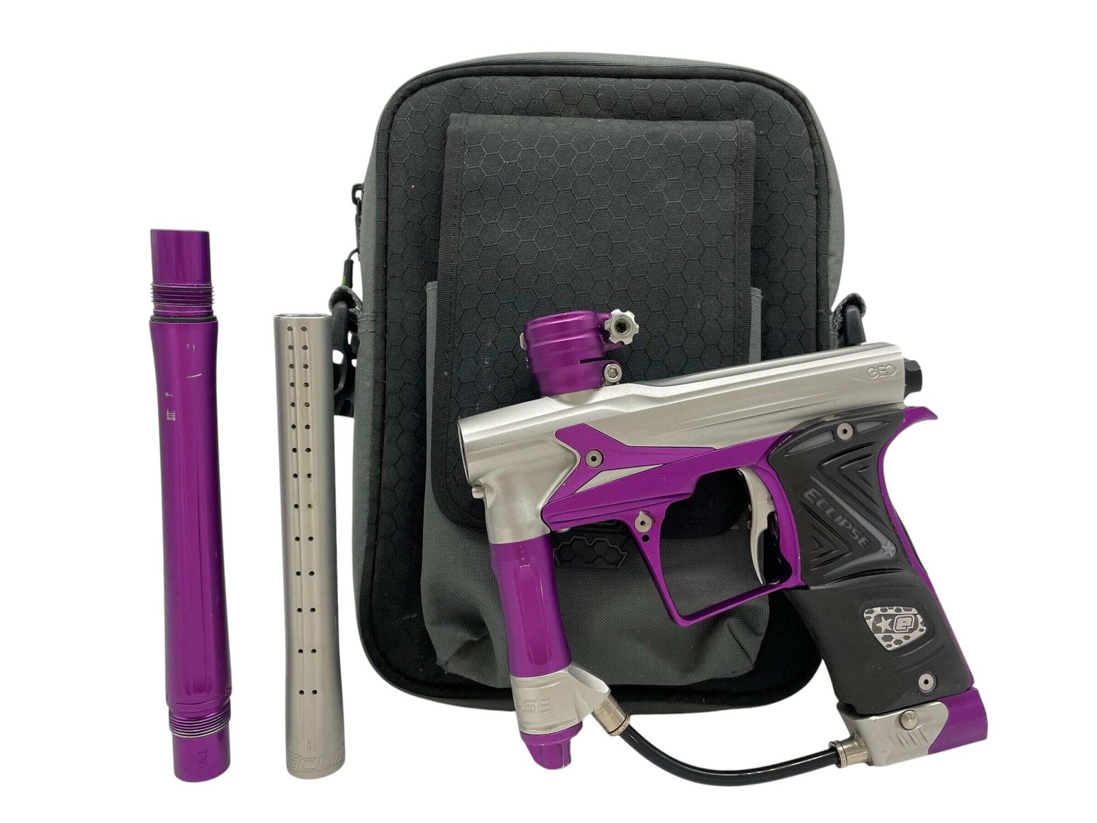 Planet Eclipse Geo 3 Silver/Purple Paintball Gun